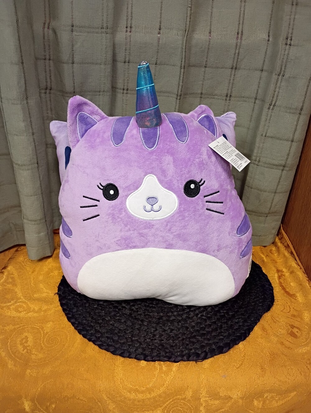 NWT Comfort Bay For Kids 3 Piece Kids Travel Set Purple Caticorn Plush